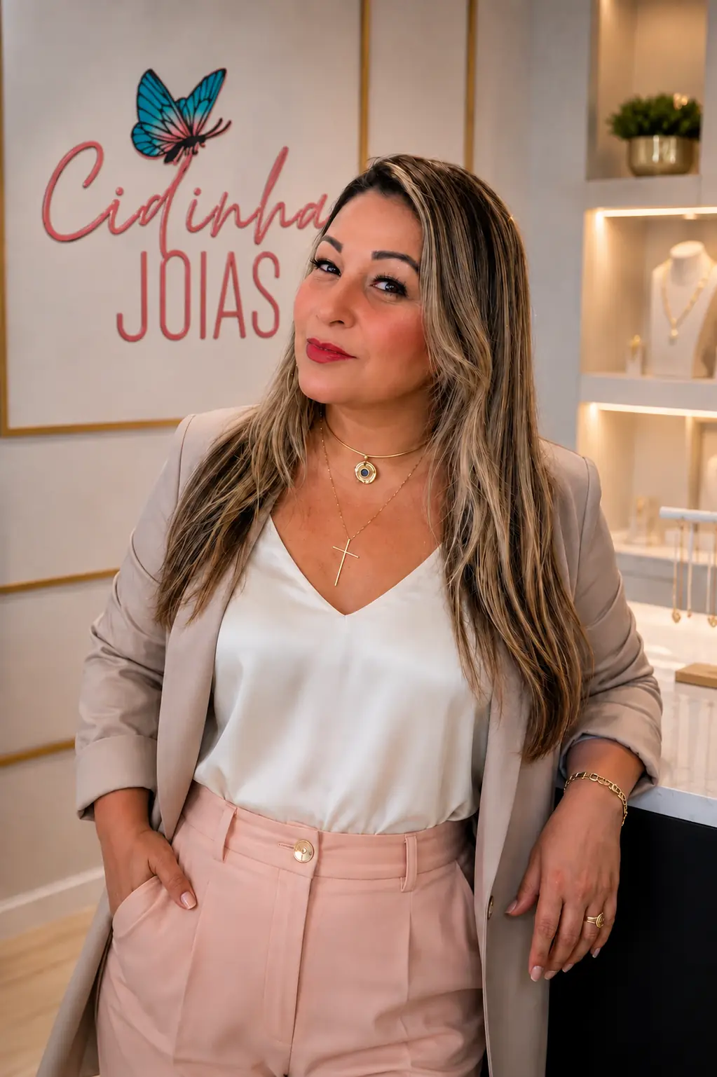 Cidinha, fundadora da Cidinha Joias
