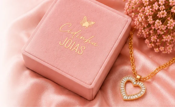 Caixa Cidinha Joias com colar